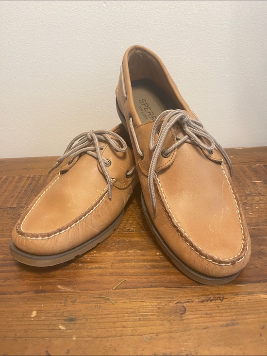 Sperry Other - Sperry Men’s Tan Leather 2-Eye Boat Shoes